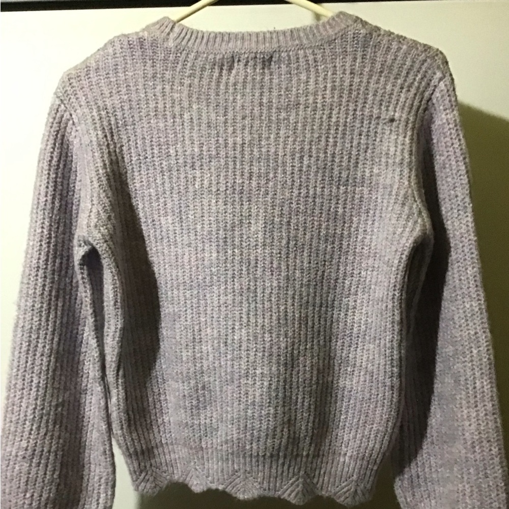 Cupcake clothing LTD Purple Longsleeve youth sweater size youth 10 EUC - Picture 3 of 6
